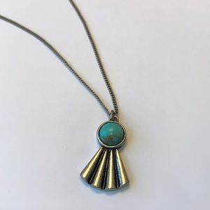Lucky Brand Turquoise/Silver Necklace